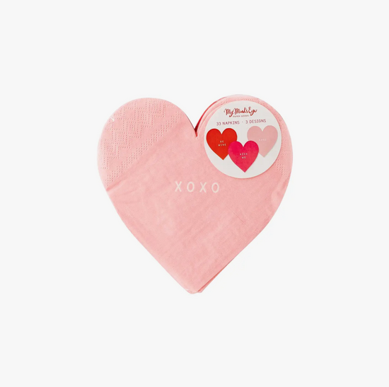 Load image into Gallery viewer, Shaped Heart Paper Napkin Set
