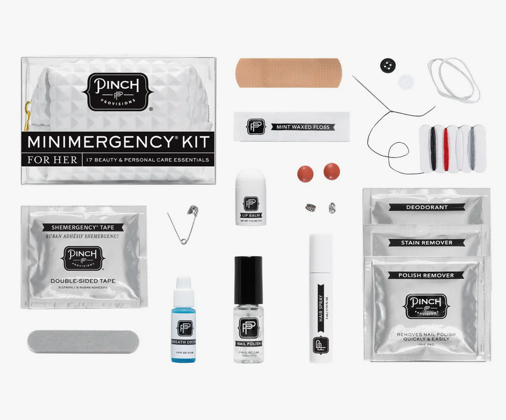 Pinch Provisions Edge Minimergency Kit in White
