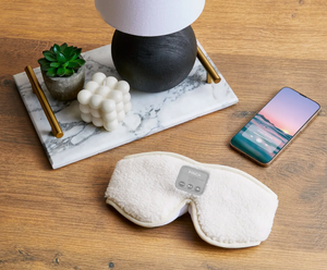Sherpa Sleep Mask with Built-In Wireless Headphones