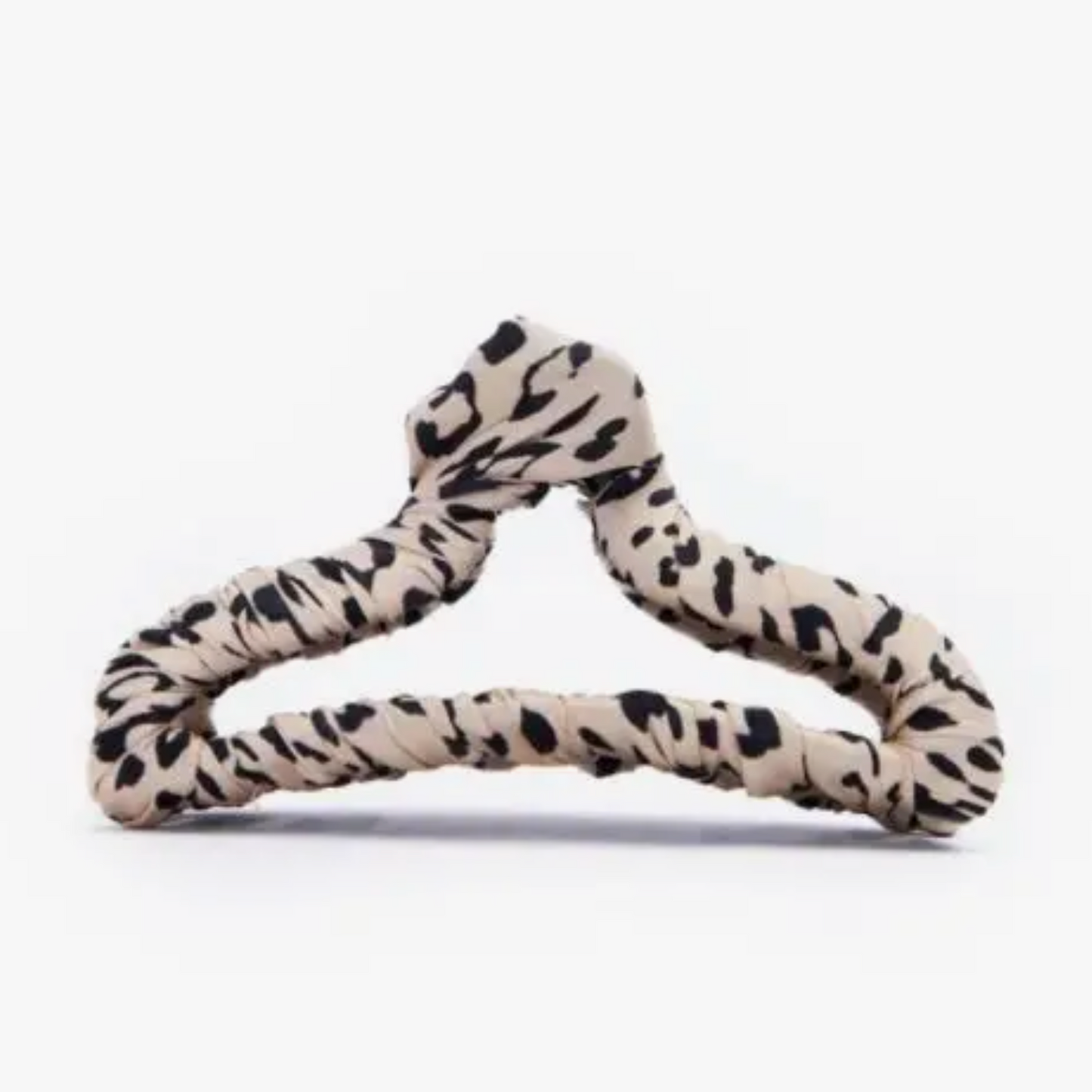 Load image into Gallery viewer, Satin Wrapped Claw Clip - Leopard
