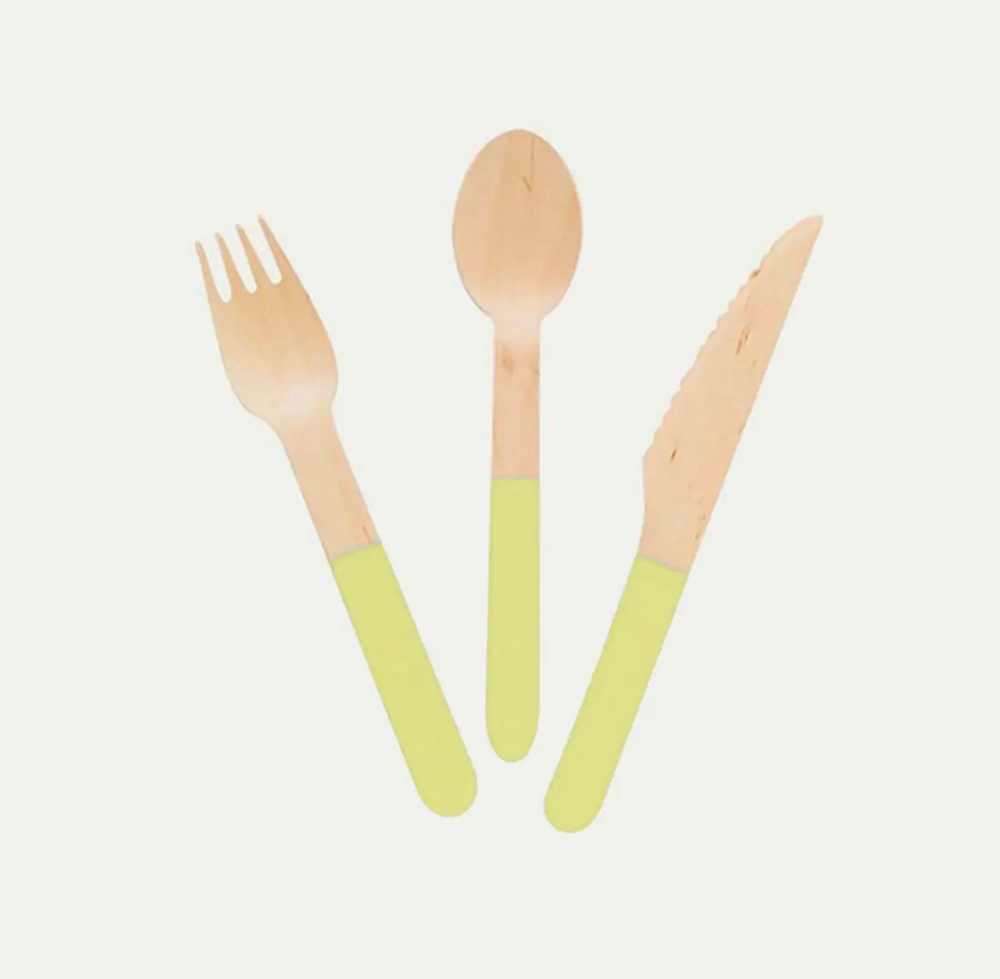 
            
                Load image into Gallery viewer, Pastel Wooden Utensils
            
        
