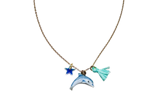 Darla  Dolphin Critters Necklace