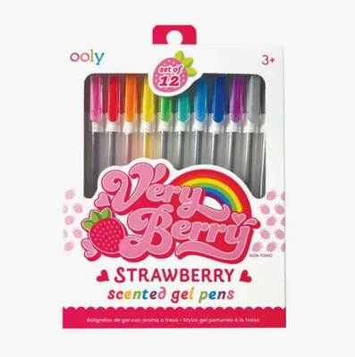 Very Berry Scented Gel Pens - Set of 12