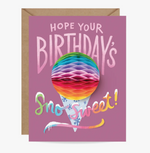 Sno Cone Birthday Pop-up Card
