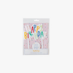 Oui Party Birthday Acrylic Cake Topper