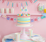 Oui Party Birthday Acrylic Cake Topper