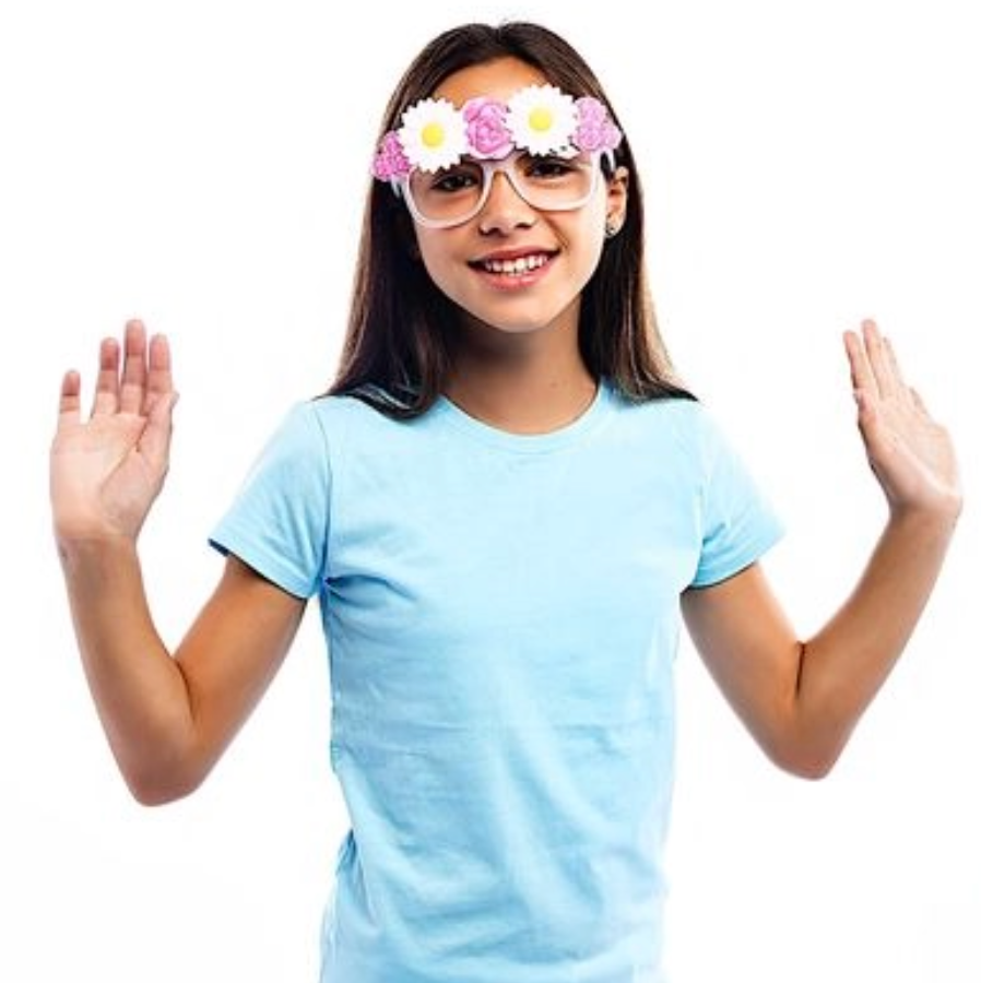 
            
                Load image into Gallery viewer, Flower Headband Sunglasses
            
        