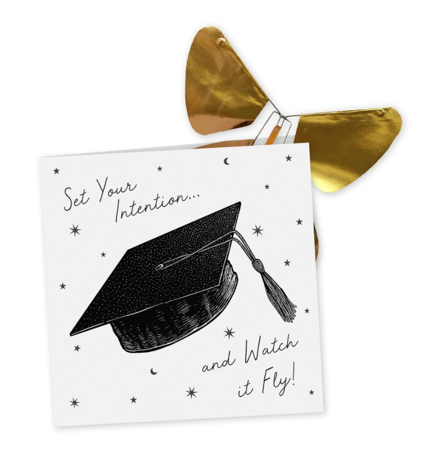 Graduation Day Card w/ Magic Butterfly