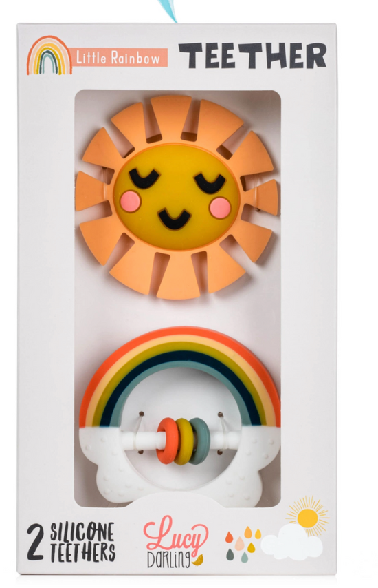 Load image into Gallery viewer, Little Rainbow Teether Toy
