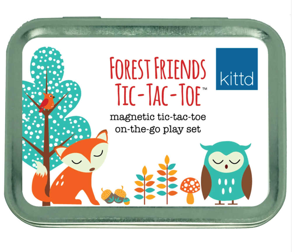 Robo or Forest Friends Tic-Tac-Toe