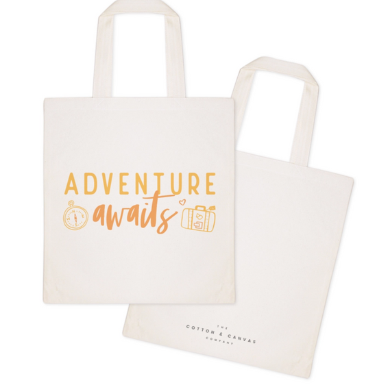 Load image into Gallery viewer, Adventure Awaits Tote Bag

