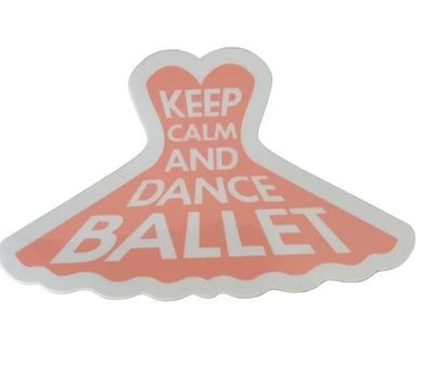 Keep Calm and Dance Vinyl Sticker